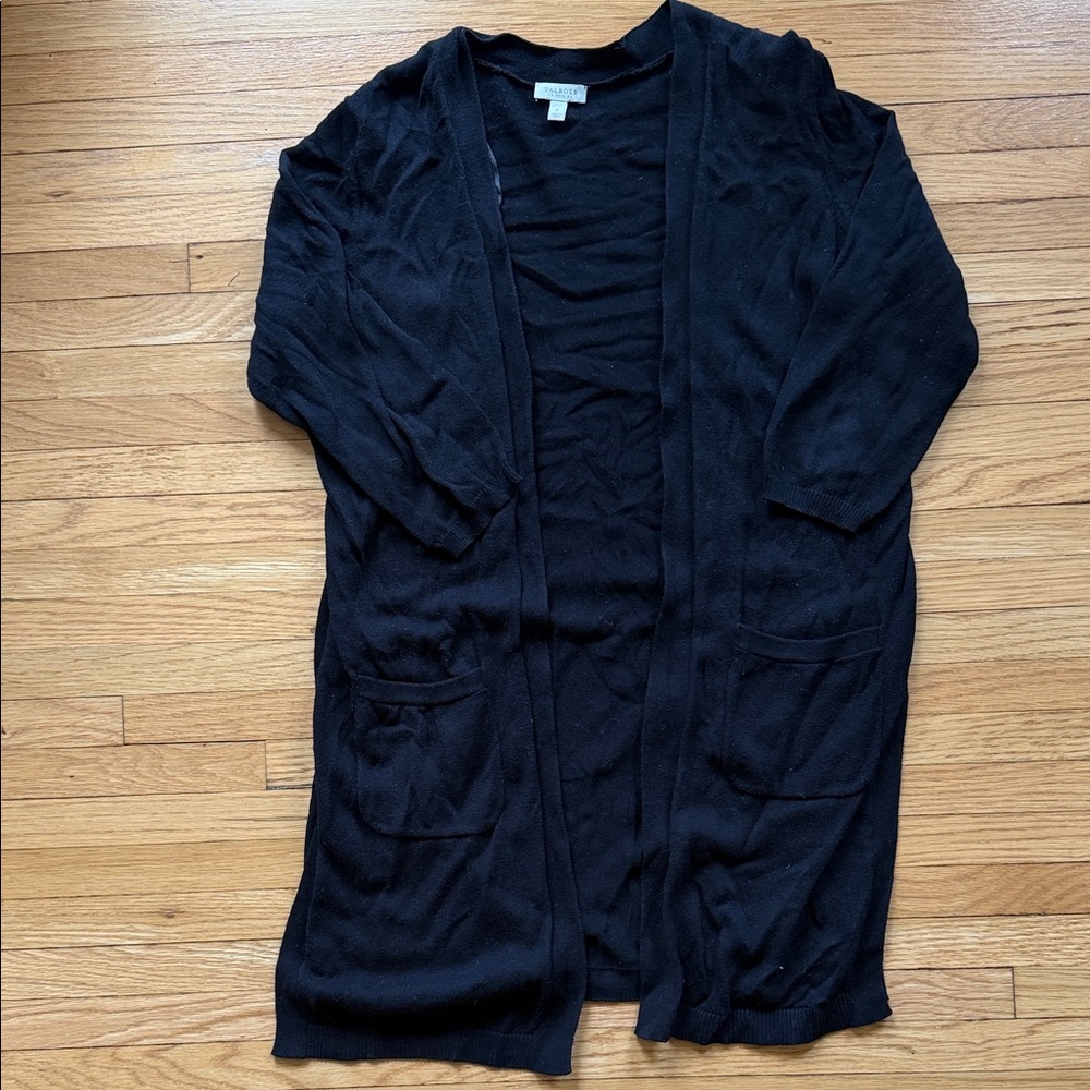 Talbots Petite Open Front Cardigan Sz P (small)
